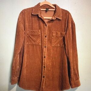 Wild Fable Brown Corduroy Button Down Shirt